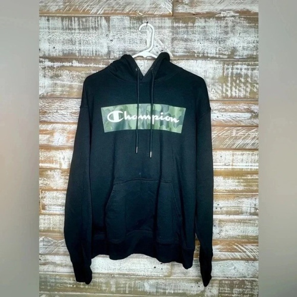 Champion mens long sleeved black‎ sweatshirt M